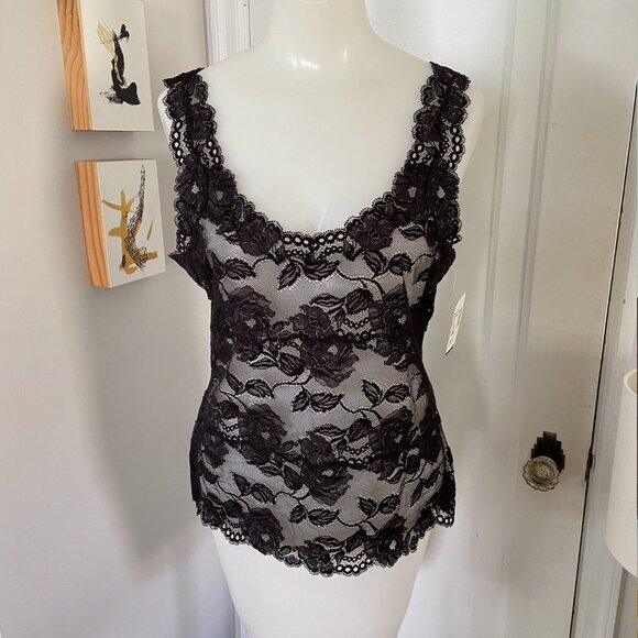 Josie Natori Lace Tank Top NWT | Size Large - Picture 1 of 3
